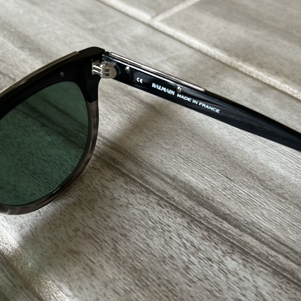 Balmain Paris Black/Grey/Silver Sunglasses Glasses - Picture 5 of 7